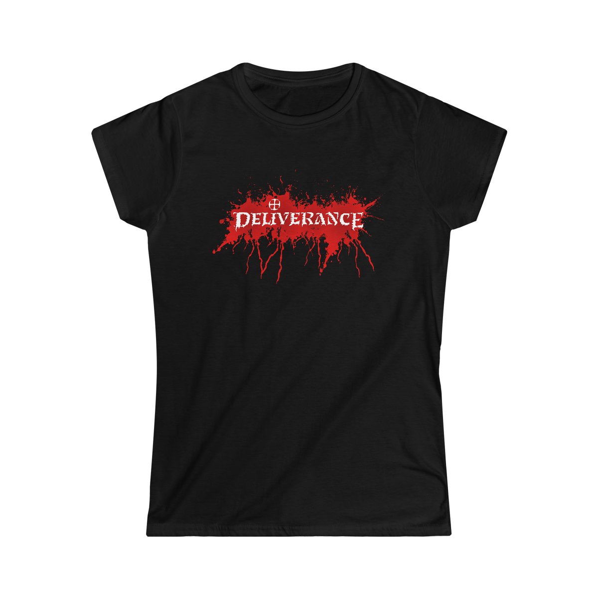 Deliverance Splatter Logo Women’s Short Sleeve Tshirt 64000L
