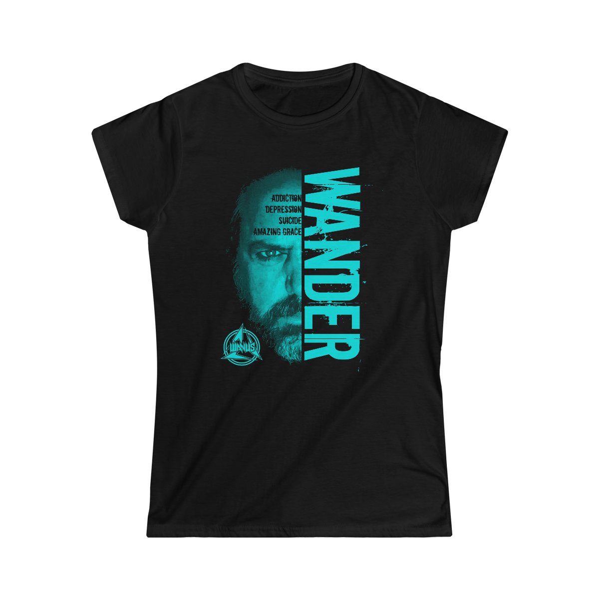 Wanus – Wander Blue Women’s Short Sleeve Tshirt 64000L