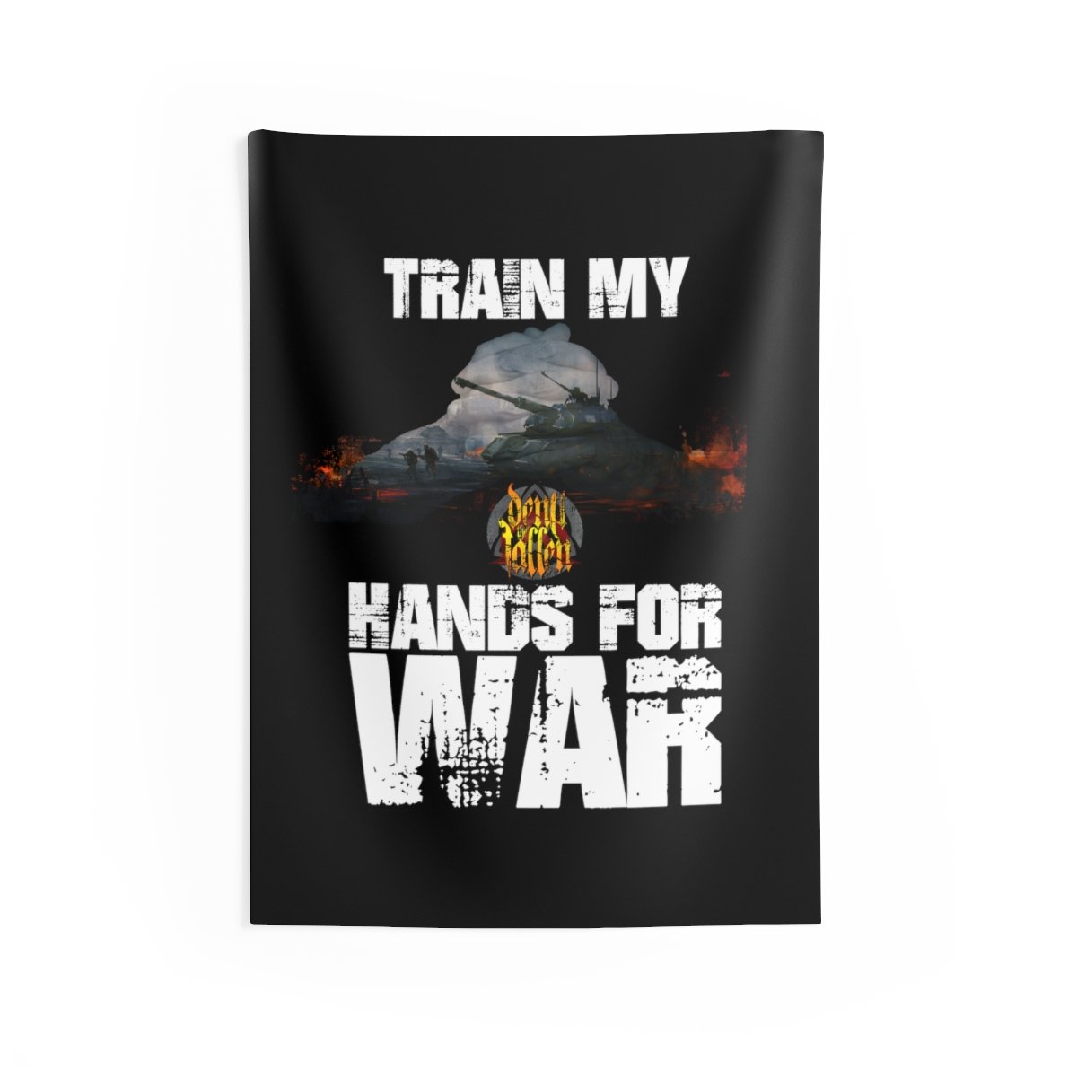 Deny The Fallen – Hands For War Indoor Wall Tapestries