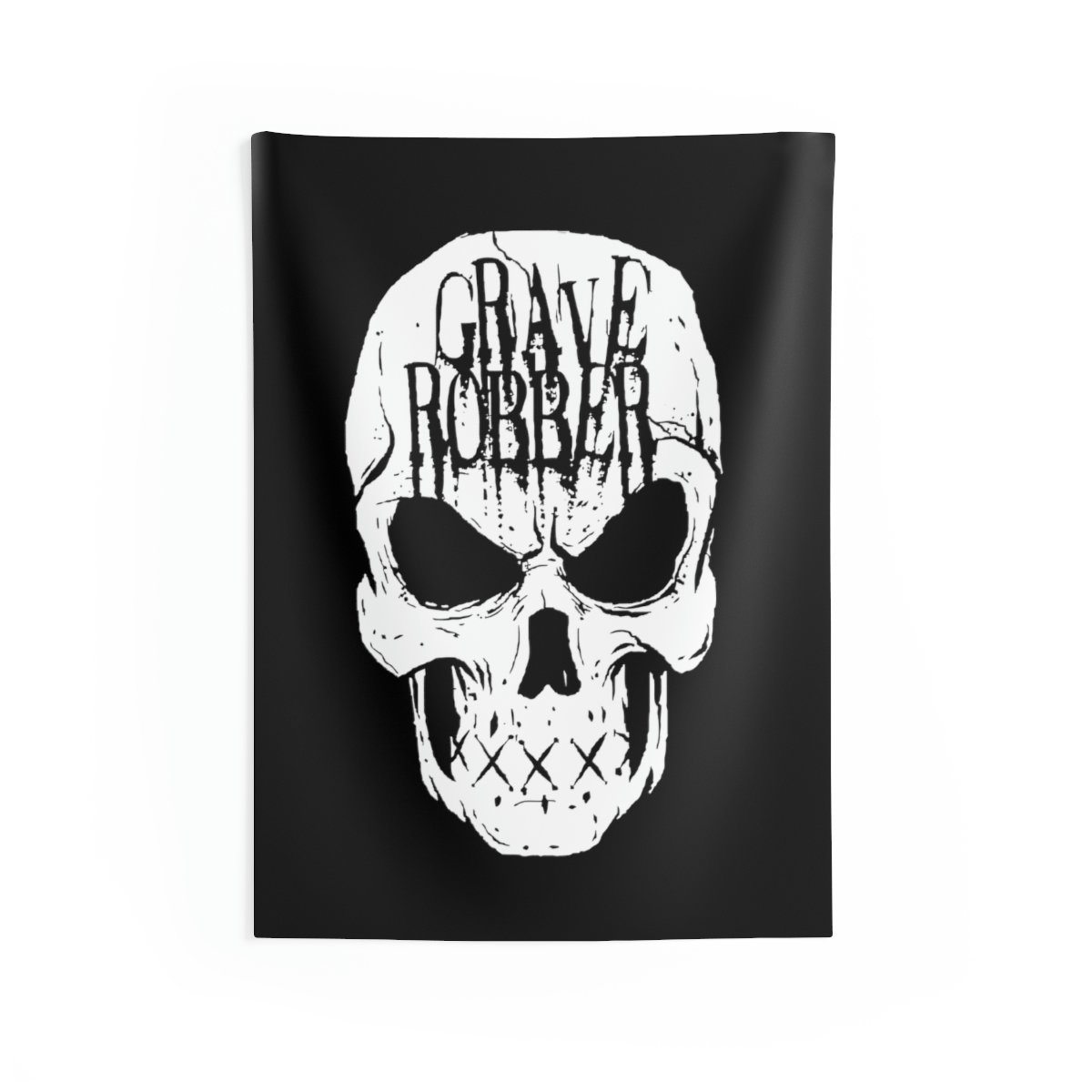 Grave Robber Skull Indoor Wall Tapestries