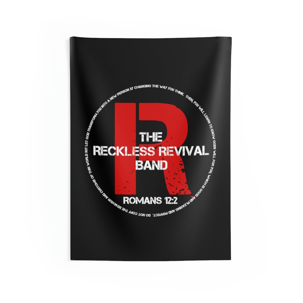 The Reckless Revival Band Logo Indoor Wall Tapestries