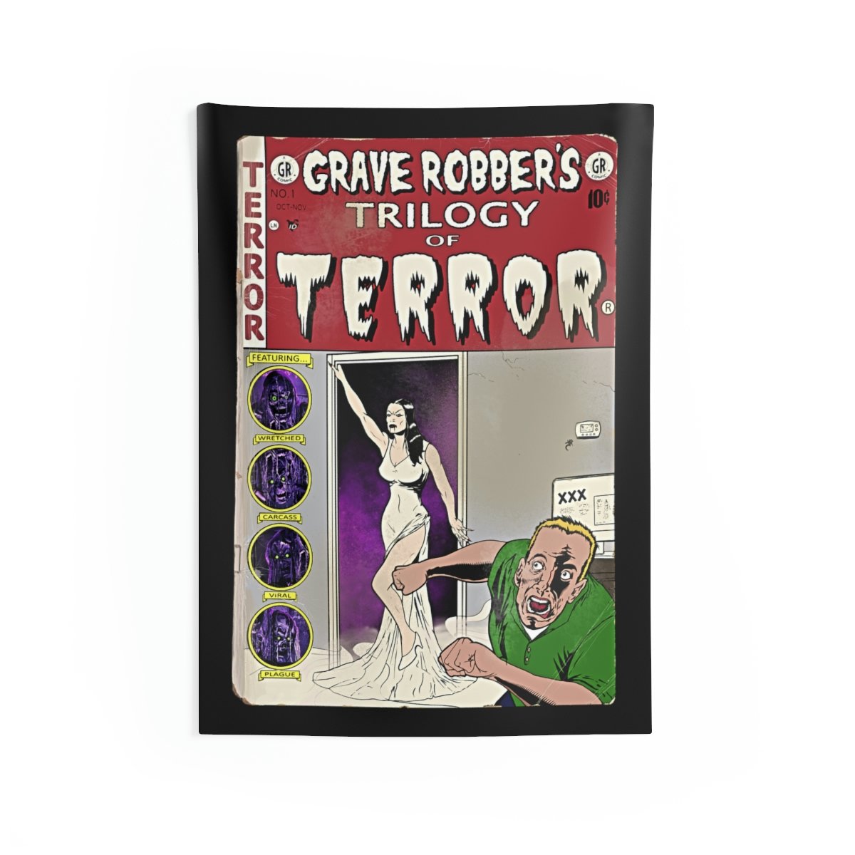 Grave Robber – Lips of Blood Indoor Wall Tapestries