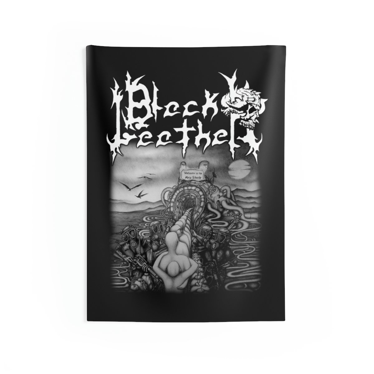 Black Leather – The New Liberty Indoor Wall Tapestries