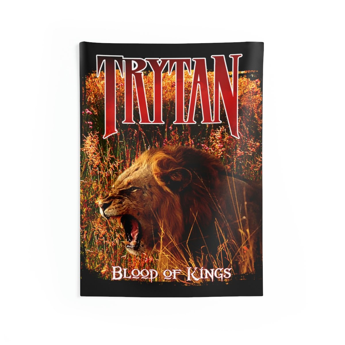 Trytan – Blood of Kings Lion Indoor Wall Tapestries