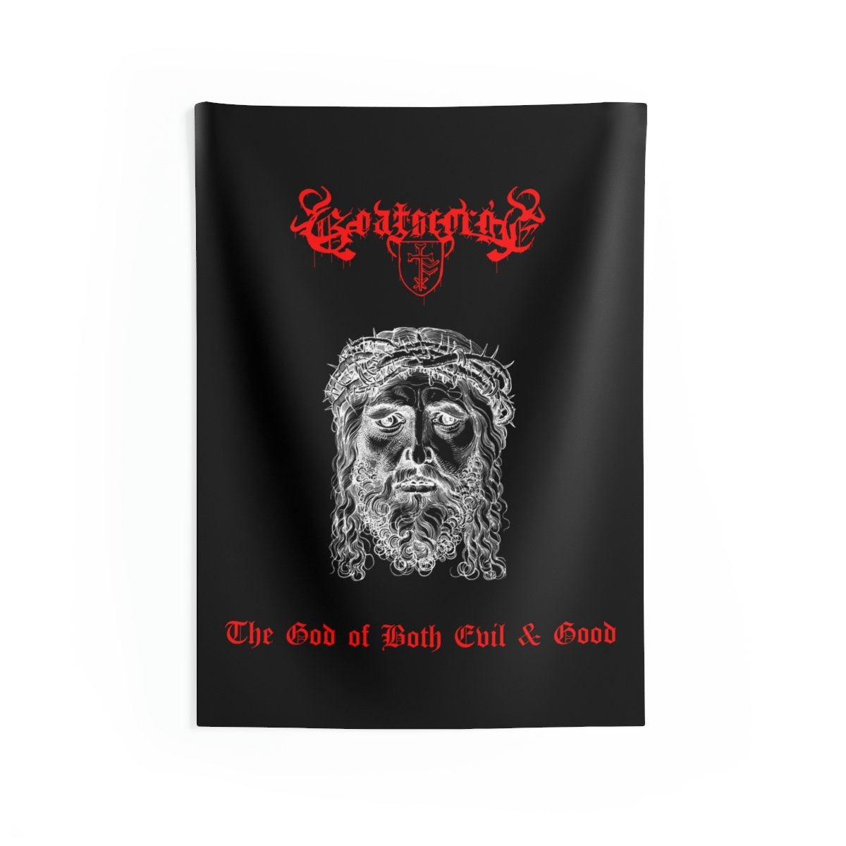 Goatscorge – The God of Both Evil and Good Indoor Wall Tapestries