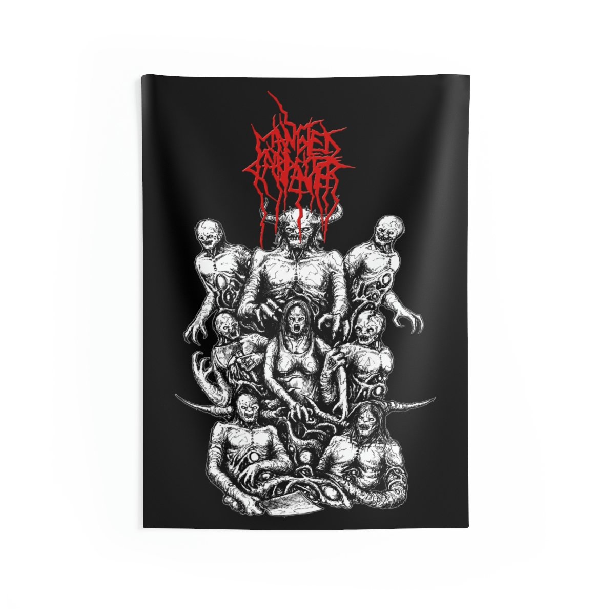 Mangled Carpenter Mary’s Seven Demons Indoor Wall Tapestries