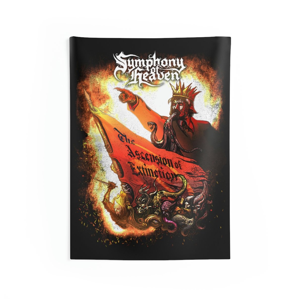 Symphony of Heaven – The Ascension of Extinction Indoor Wall Tapestries