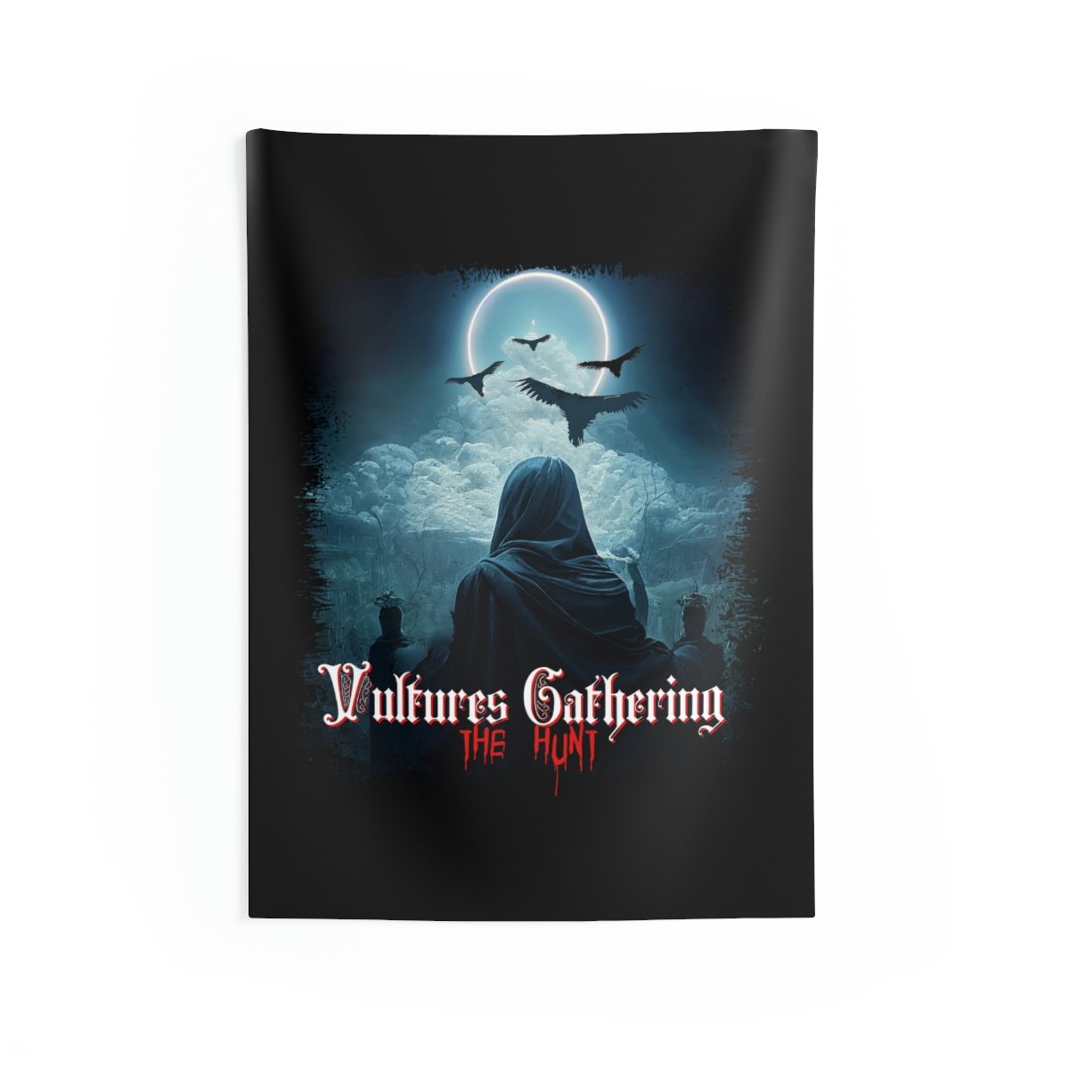 Vultures Gathering – The Hunt Indoor Wall Tapestries