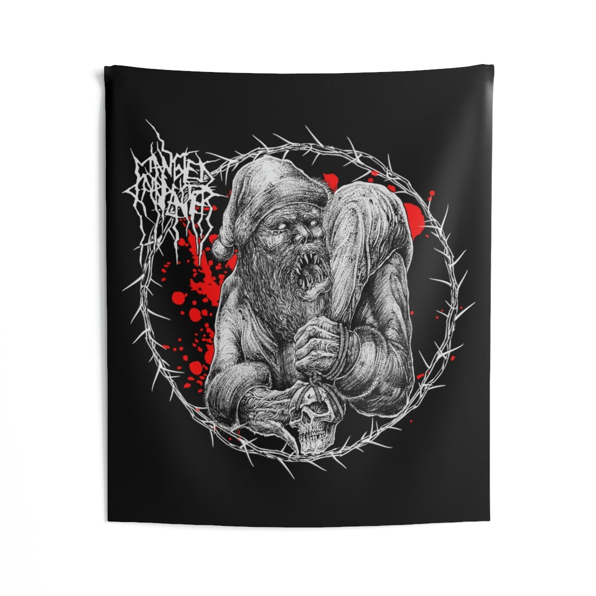 Mangled Carpenter – Christmas Indoor Wall Tapestries