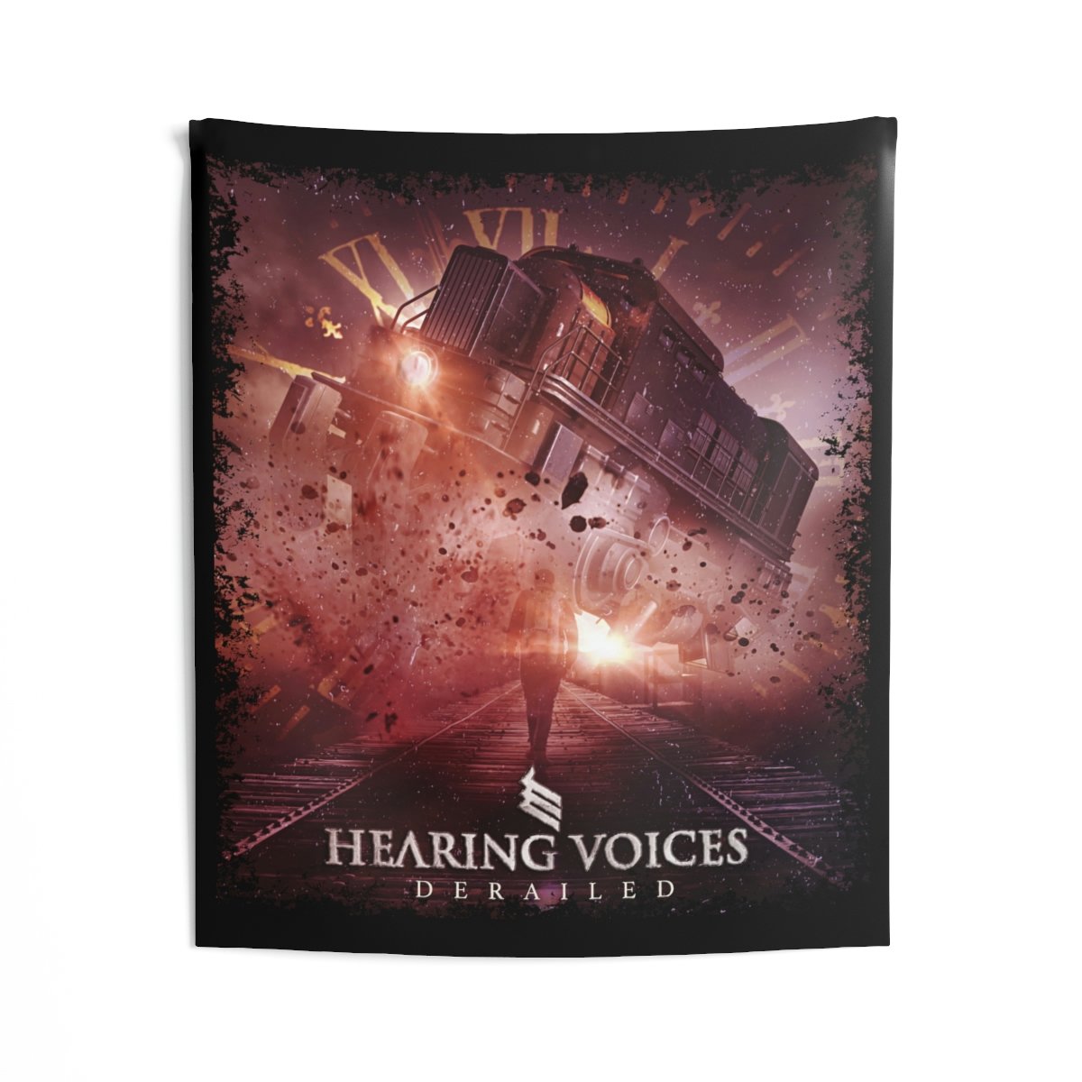 Hearing Voices – Derailed Indoor Wall Tapestries