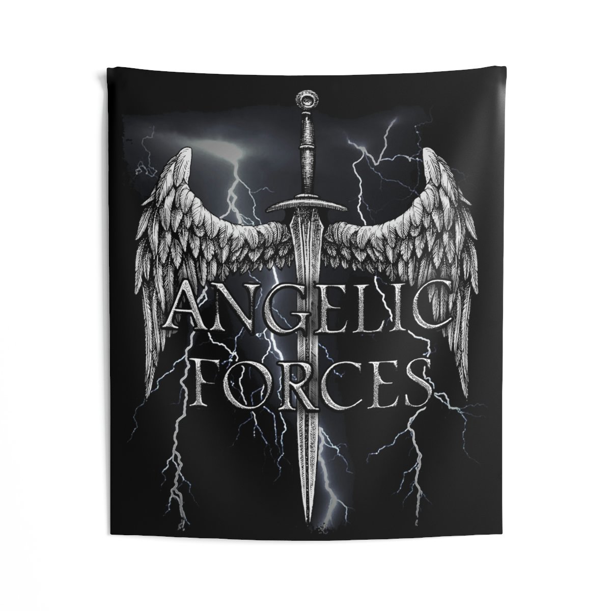 Angelic Forces Lightning Indoor Wall Tapestries