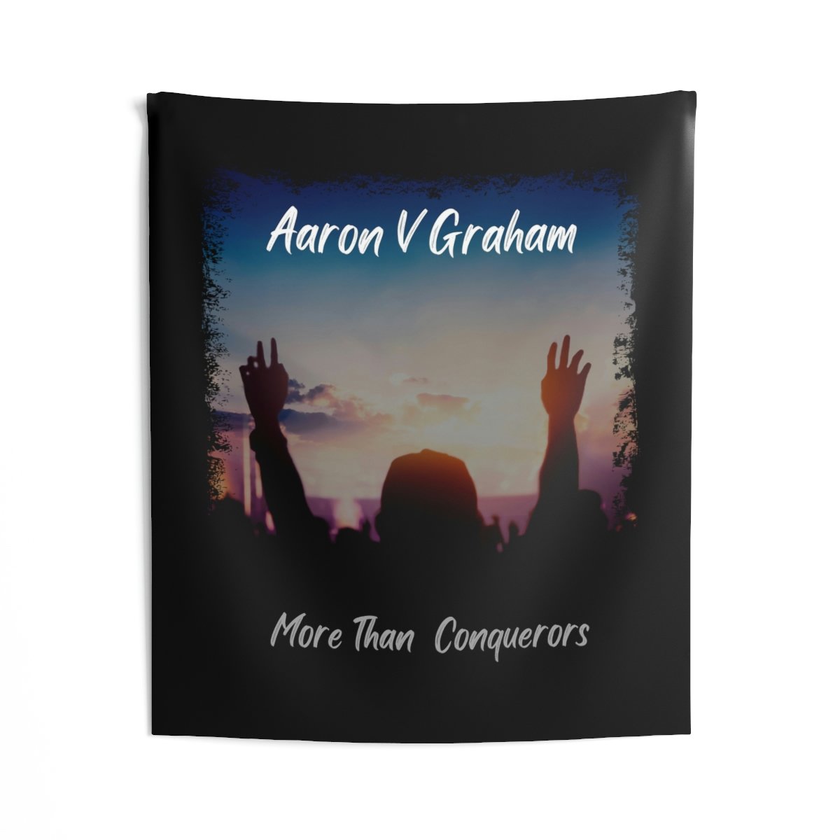 Aaron V Graham – More Than Conquerors Indoor Wall Tapestries
