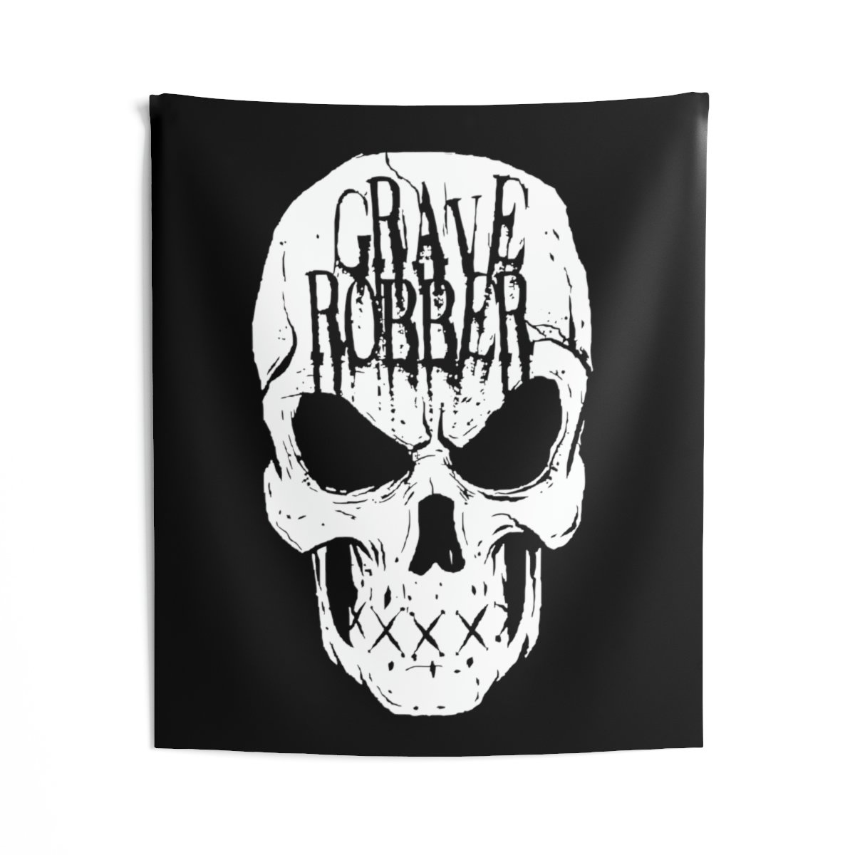 Grave Robber Skull Indoor Wall Tapestries