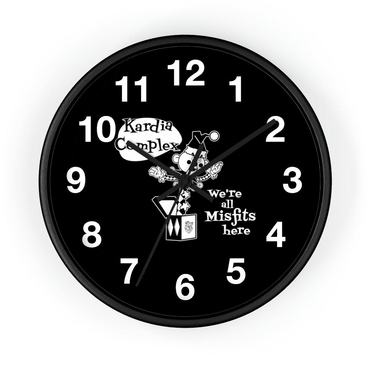 Kardia Complex – We’re All Misfits Here Wall clock