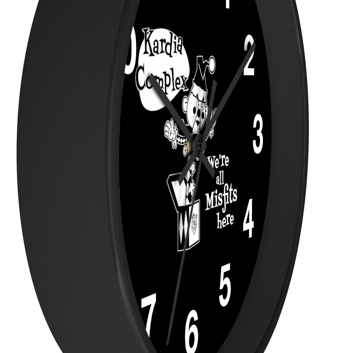 Kardia Complex – We’re All Misfits Here Wall clock