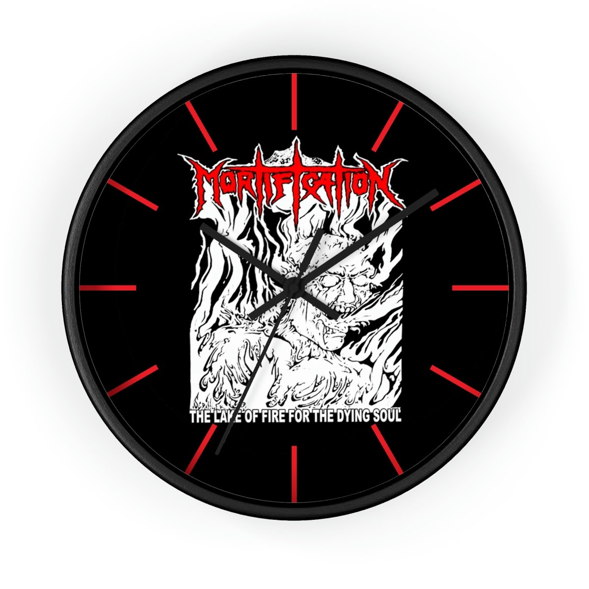 Mortification – The Lake of Fire Wall clock