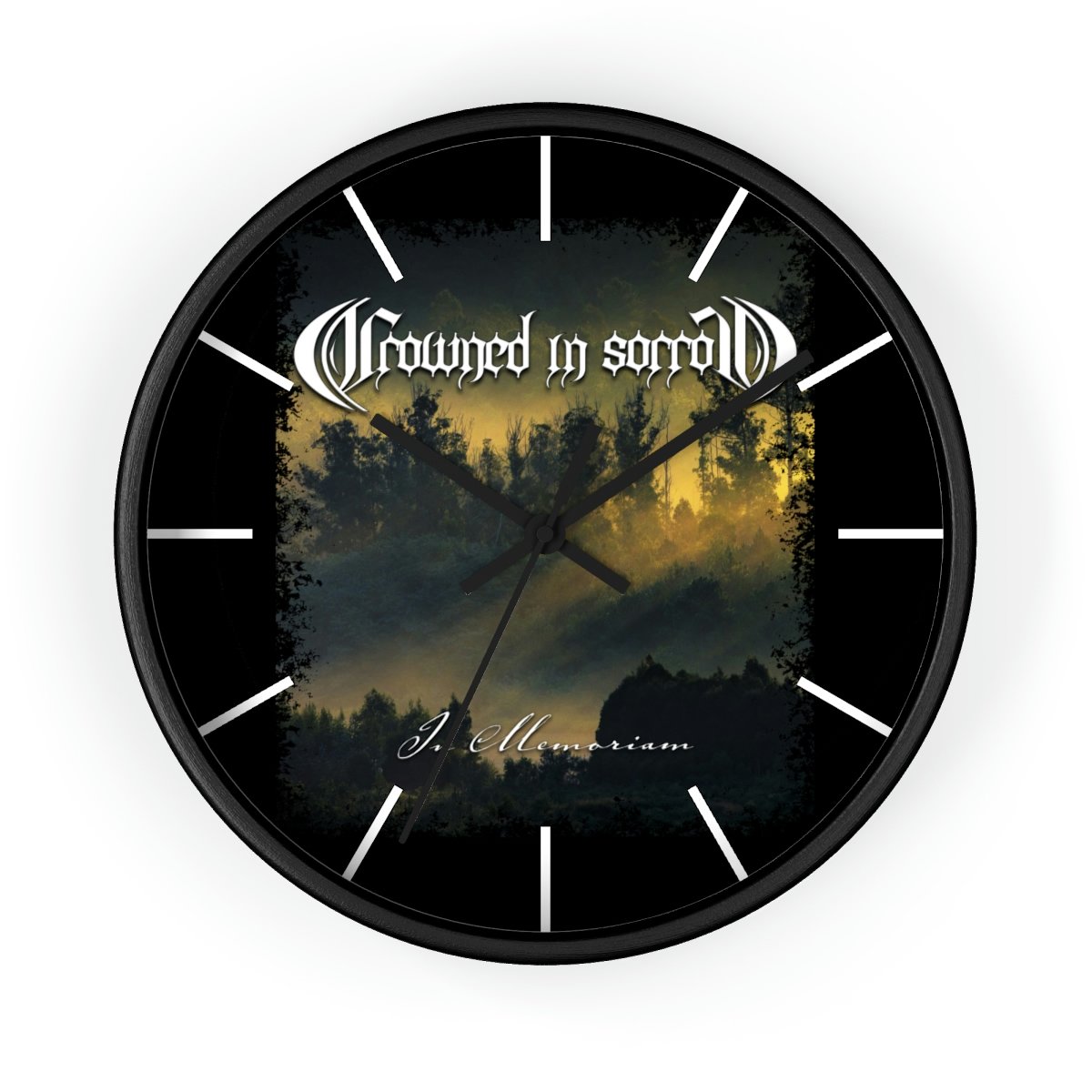 Crowned in Sorrow – In Memoriam Wall clock