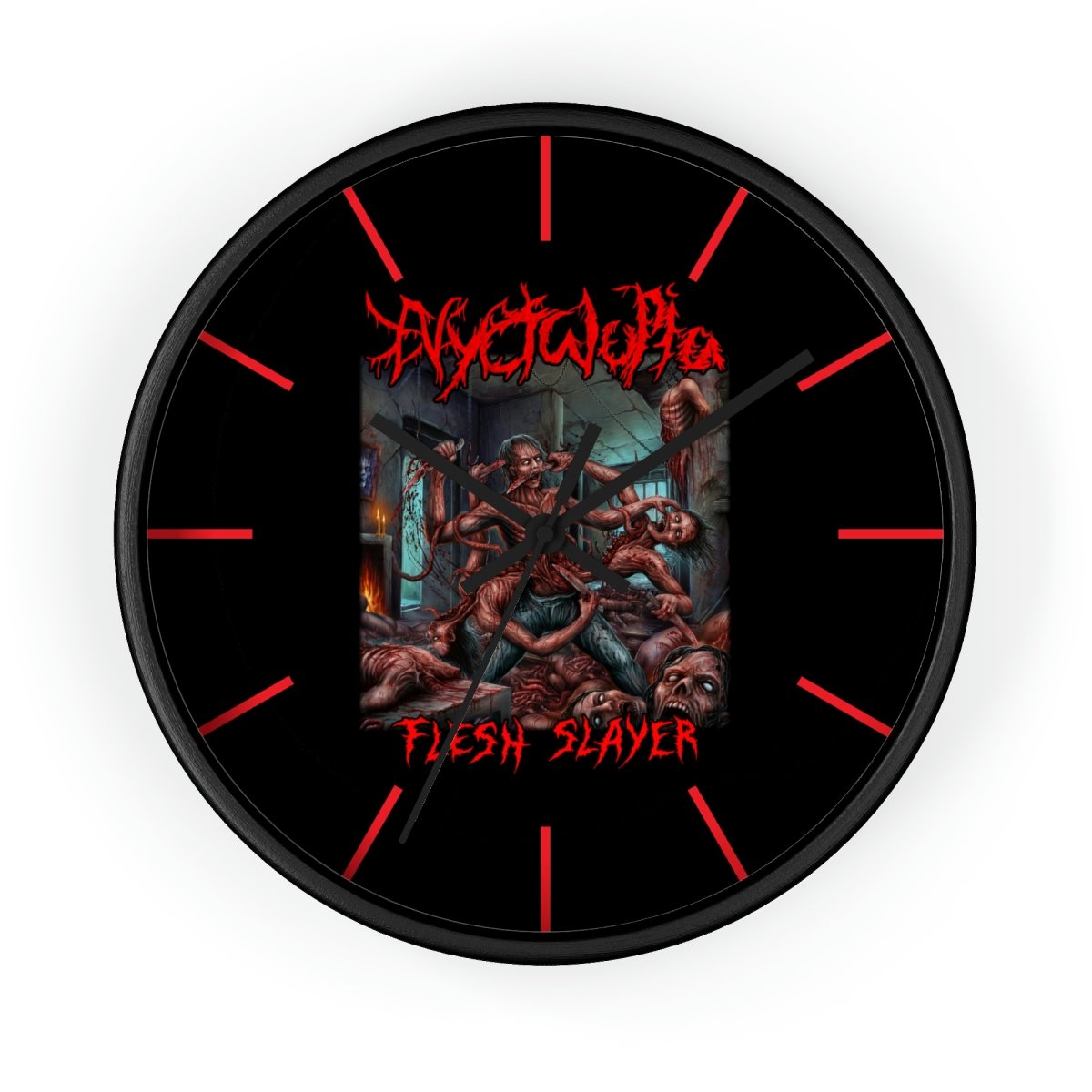 Nyctalopia – Flesh Slayer Wall clock
