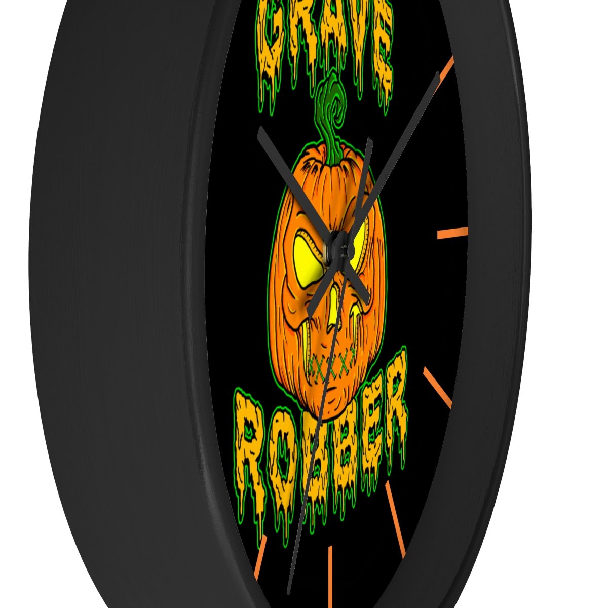 Grave Robber Pumpkin 2021 Version Wall clock