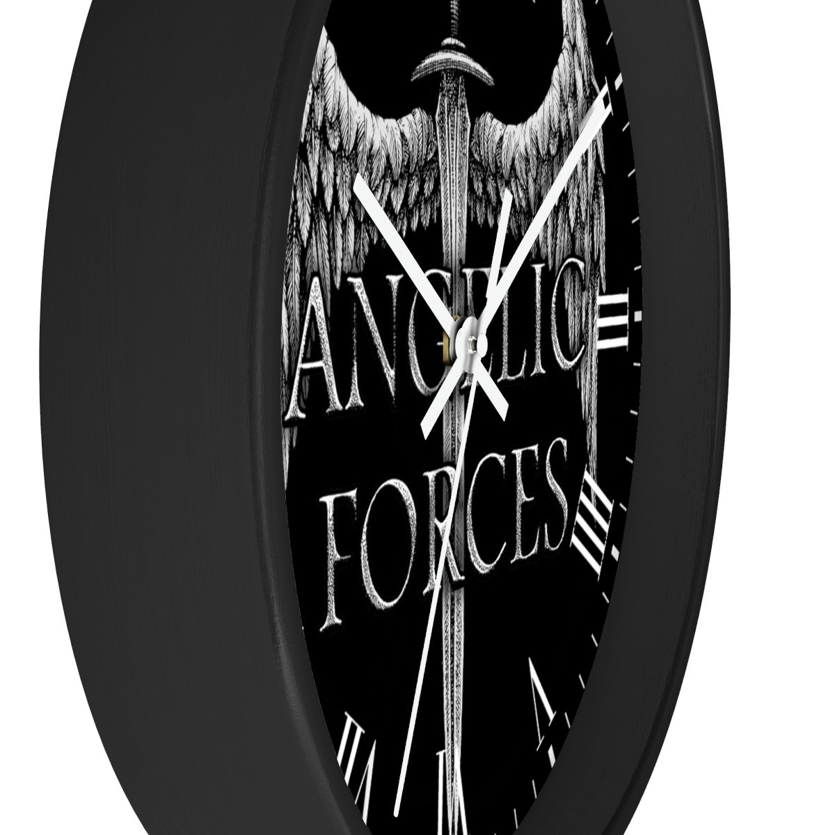 Angelic Forces Sword and Wing Wall clock