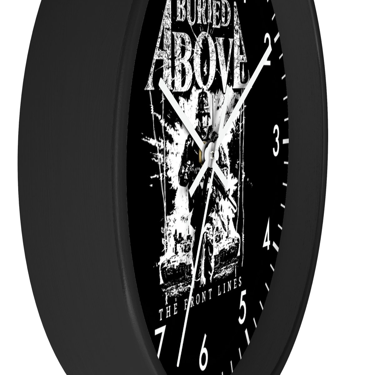 Buried Above – The Front Lines Wall Clock
