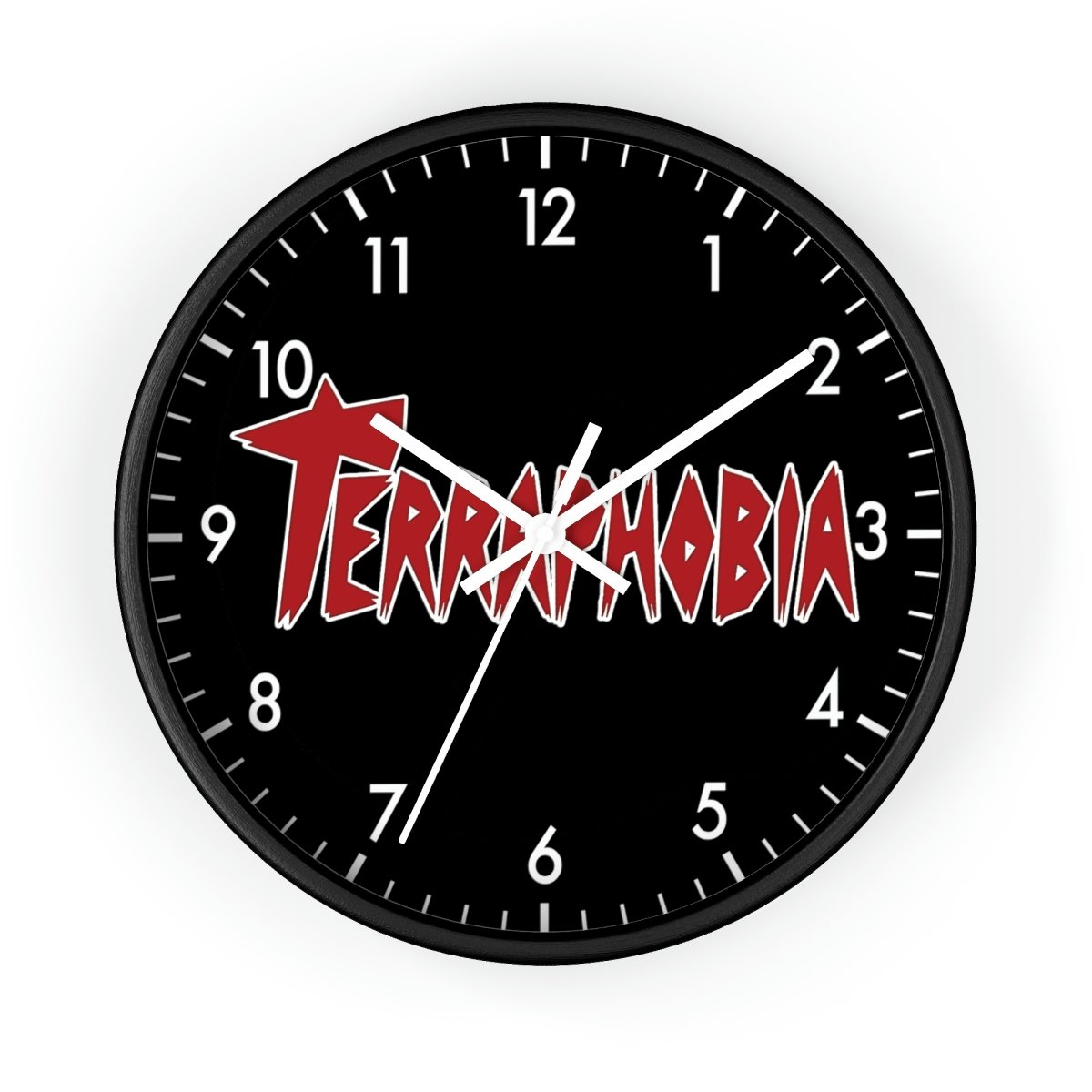 Terraphobia Logo Wall clock