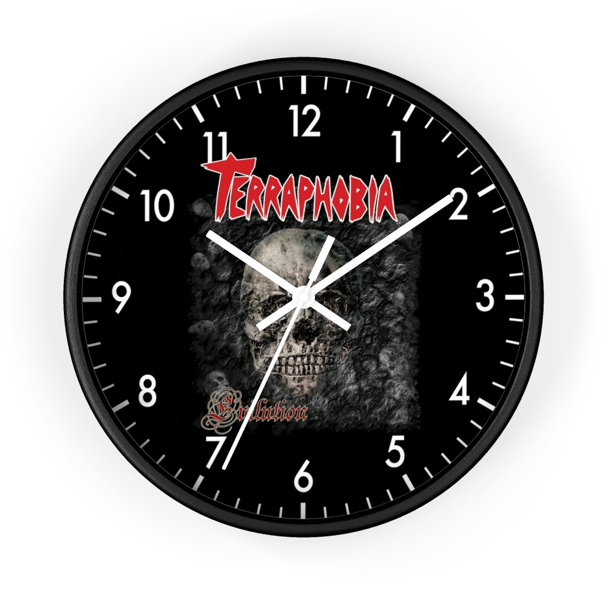 Terraphobia – Evilution Wall clock