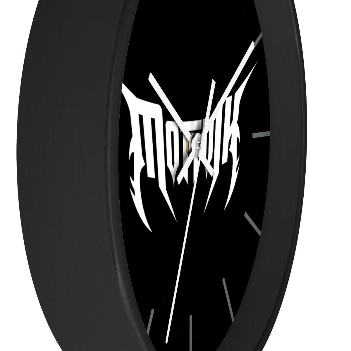 Motivik White Logo Wall clock