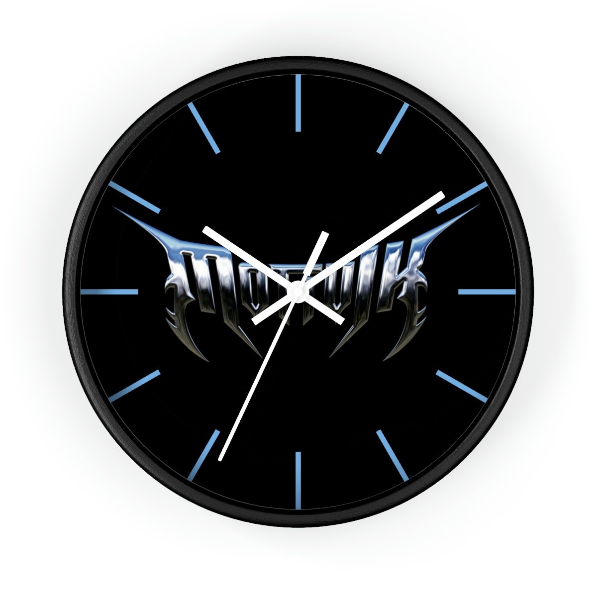 Motivik Chrome Logo Wall clock