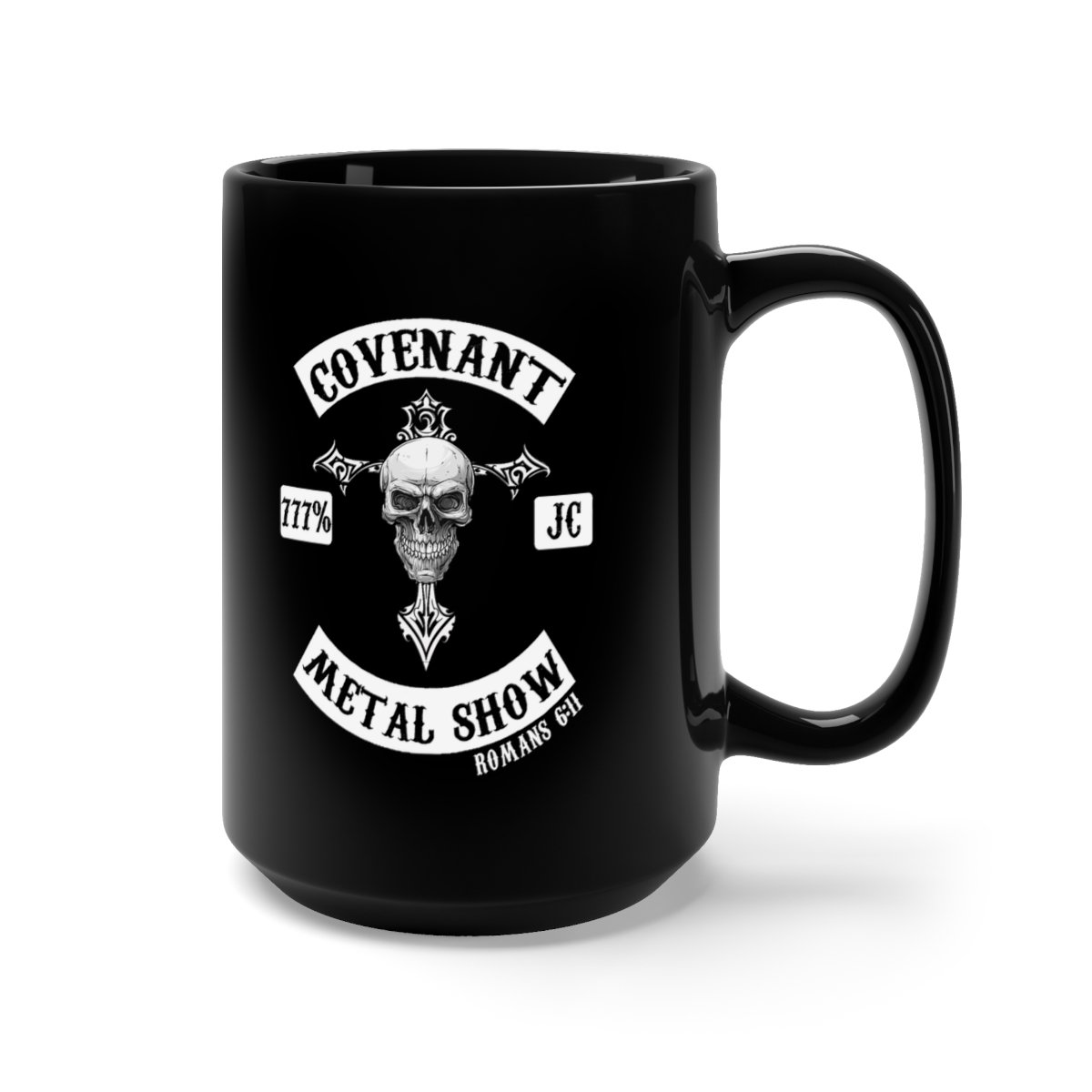 The Covenant Metal Show New Logo 15oz Black Mug