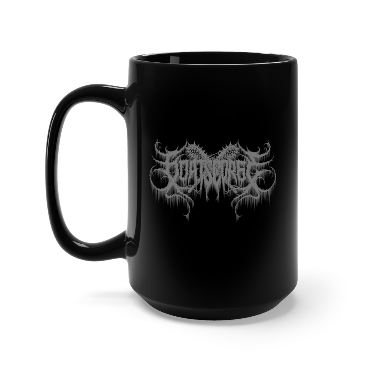 Goatscorge New Logo 2022 Grey 15oz Black Mug