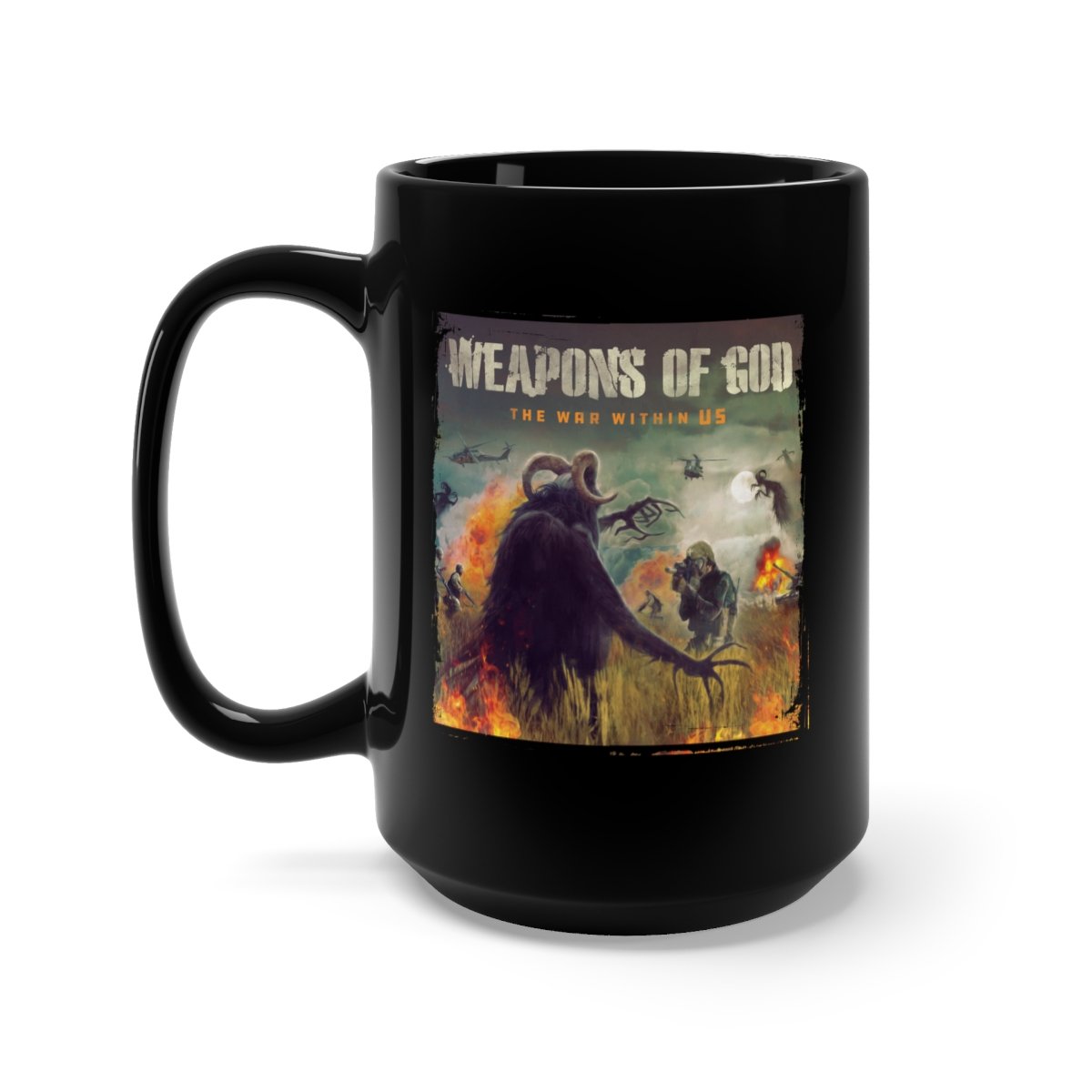 Weapons of God – The War Within Us 15oz Black Mug