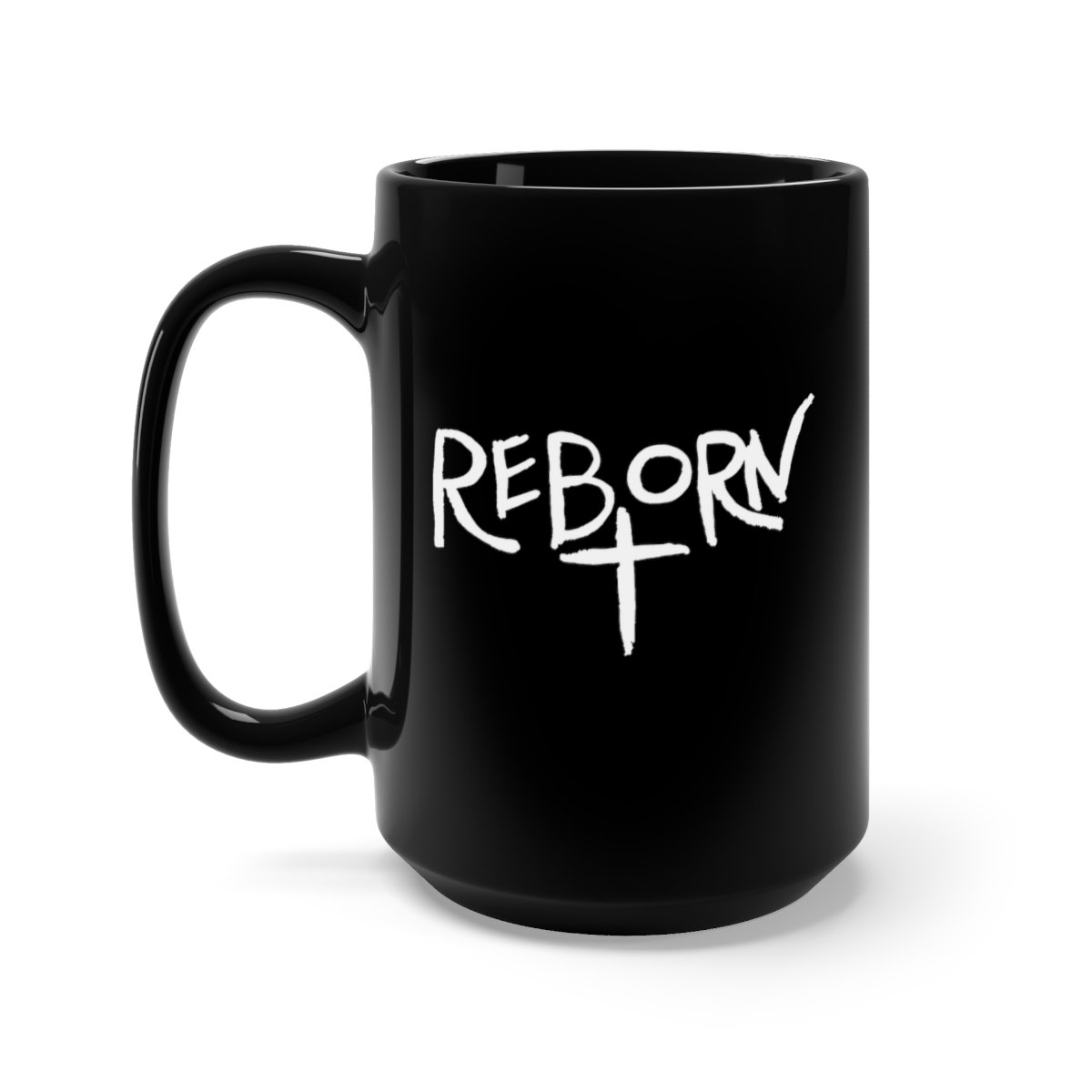 Reborn 2C517 Black Mug 15oz