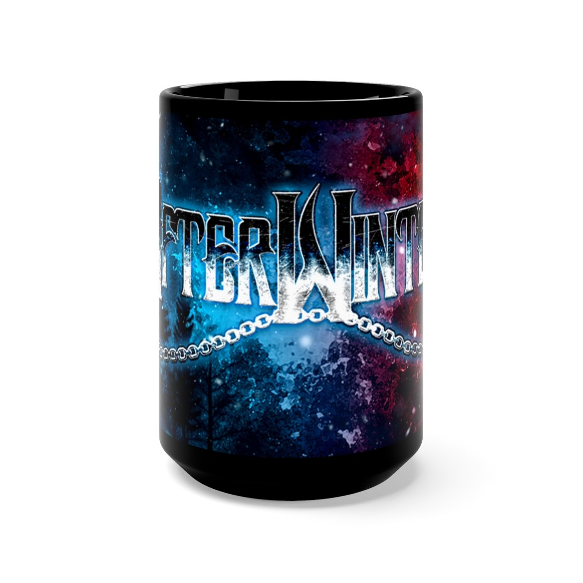 AfterWinter Nebula Wraparound Black Mug 15oz