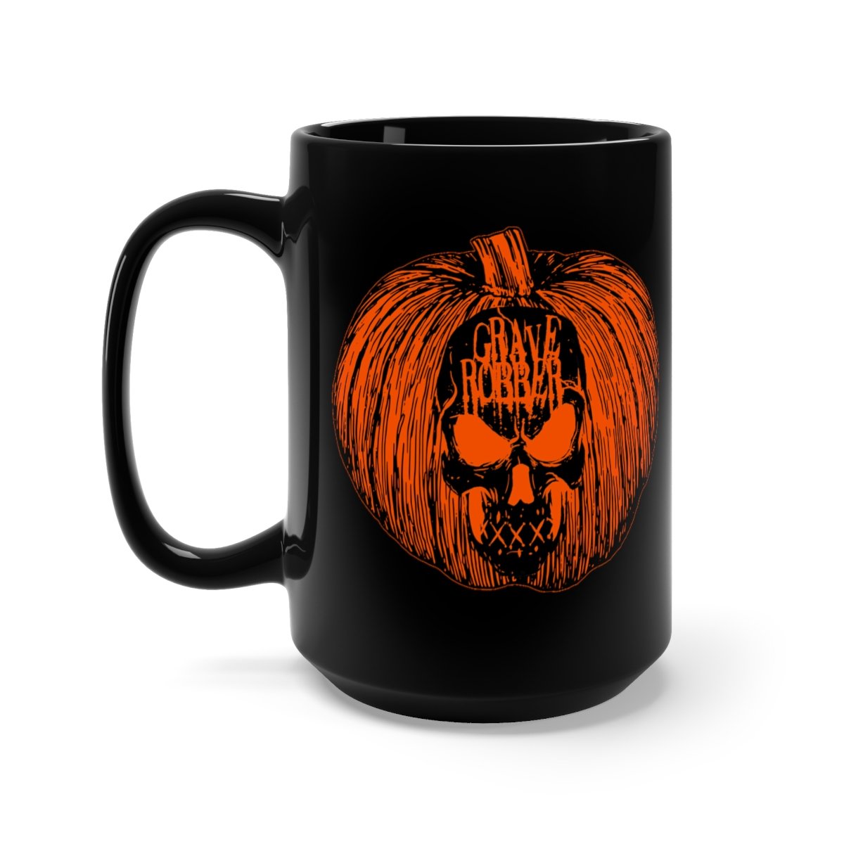 Grave Robber Pumpkin Limited Edition Black Mug 15oz