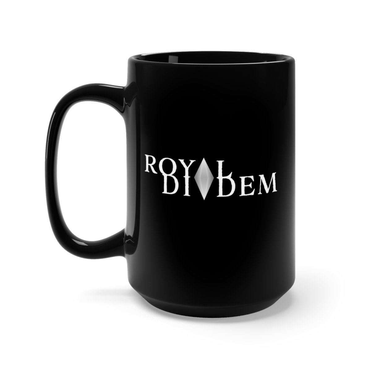 Royal Diadem Logo 15oz Black Mug