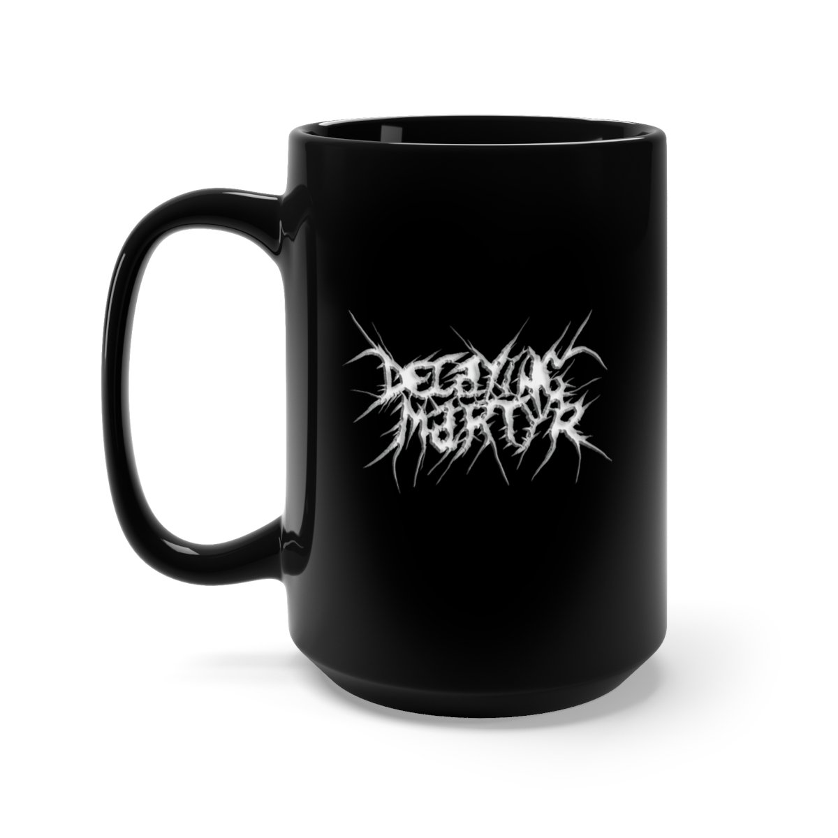 Decaying Martyr 3D Logo 15oz Black Mug
