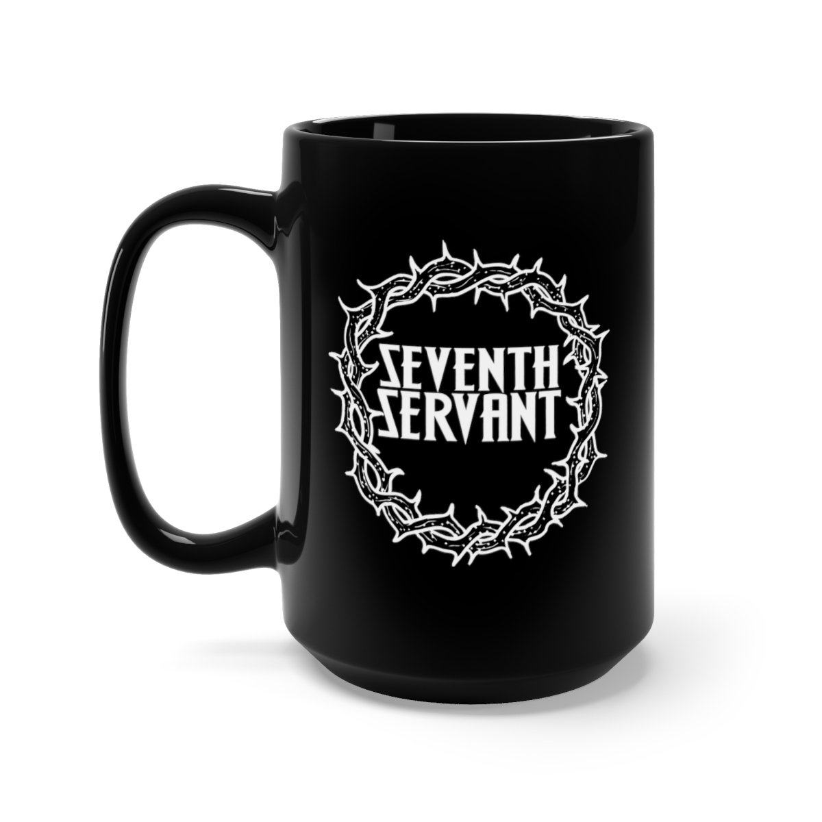 Seventh Servant Crown of Thorns 15oz Black Mug