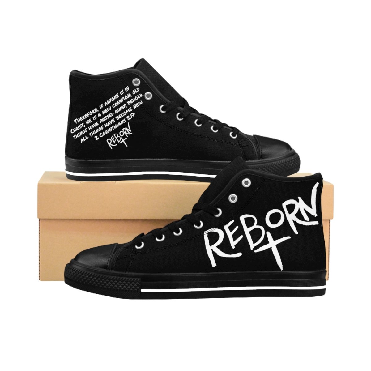 Reborn 2C517 Men’s High-top Sneakers