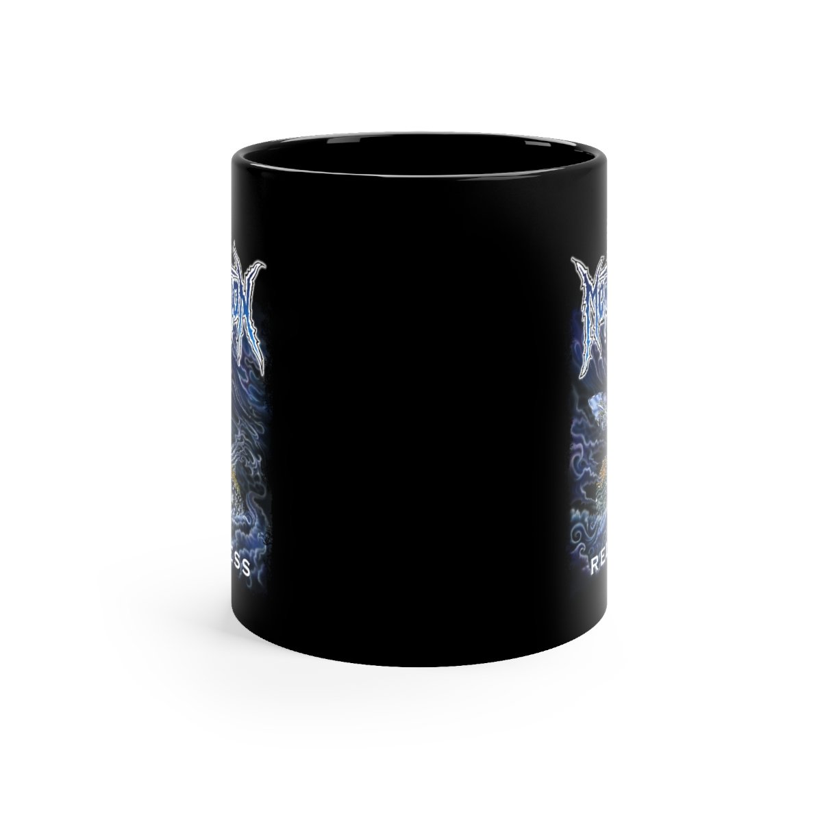 Mortification – Relentless 11oz Black mug