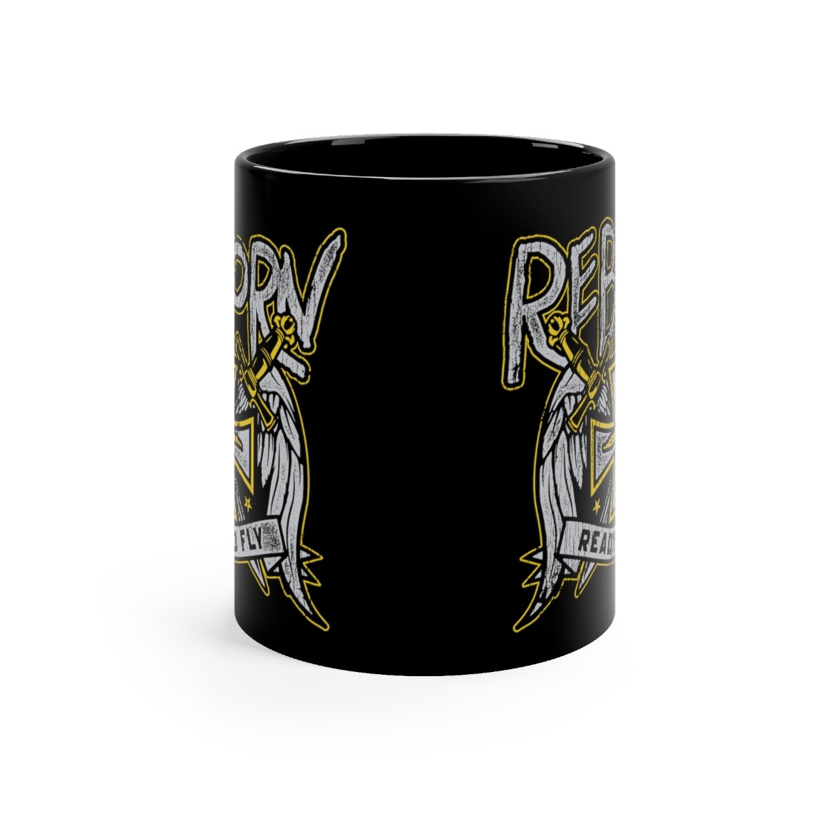 Reborn – Ready to Fly 11oz Black mug