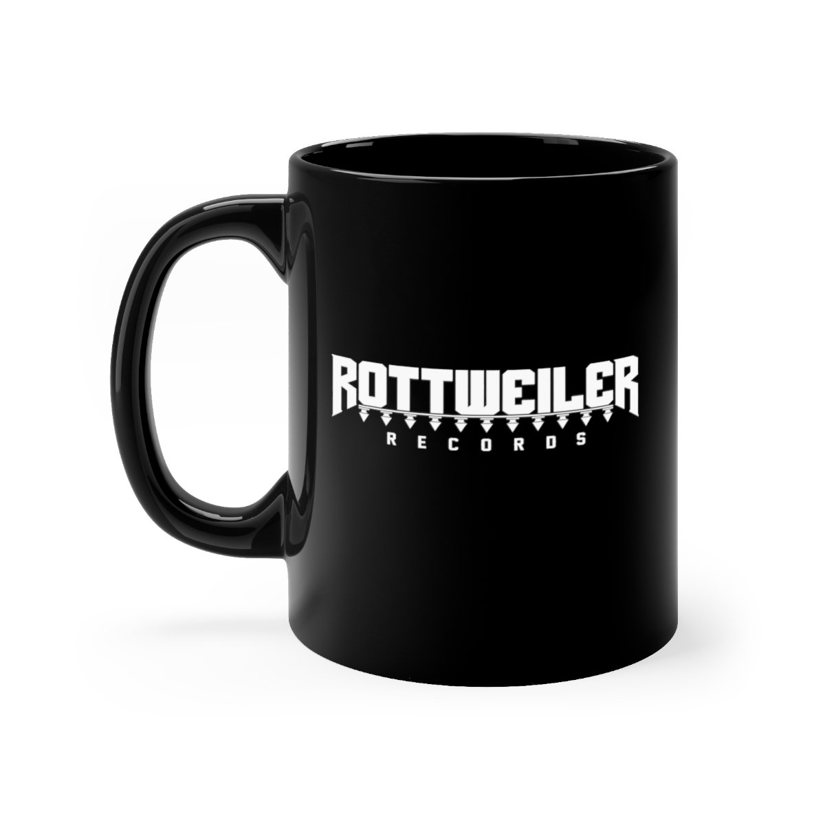Rottweiler Records Logo Black mug 11oz