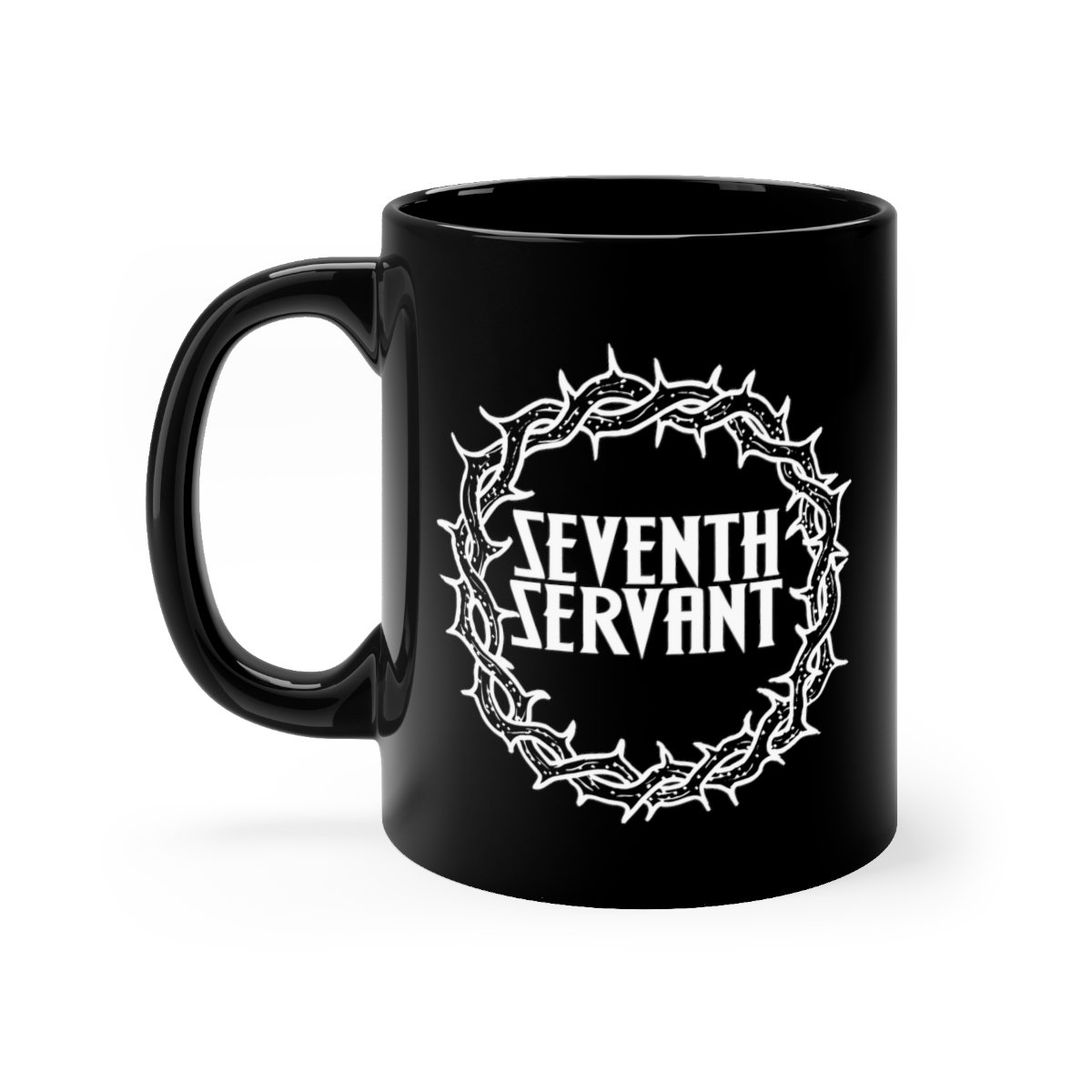 Seventh Servant Crown of Thorns 11oz Black mug