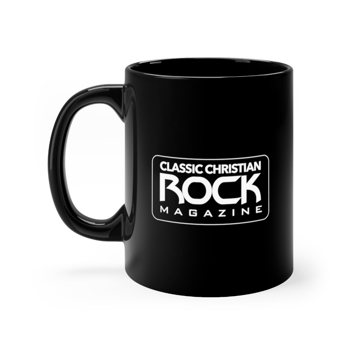 Classic Christian Rock Magazine 11oz Black mug