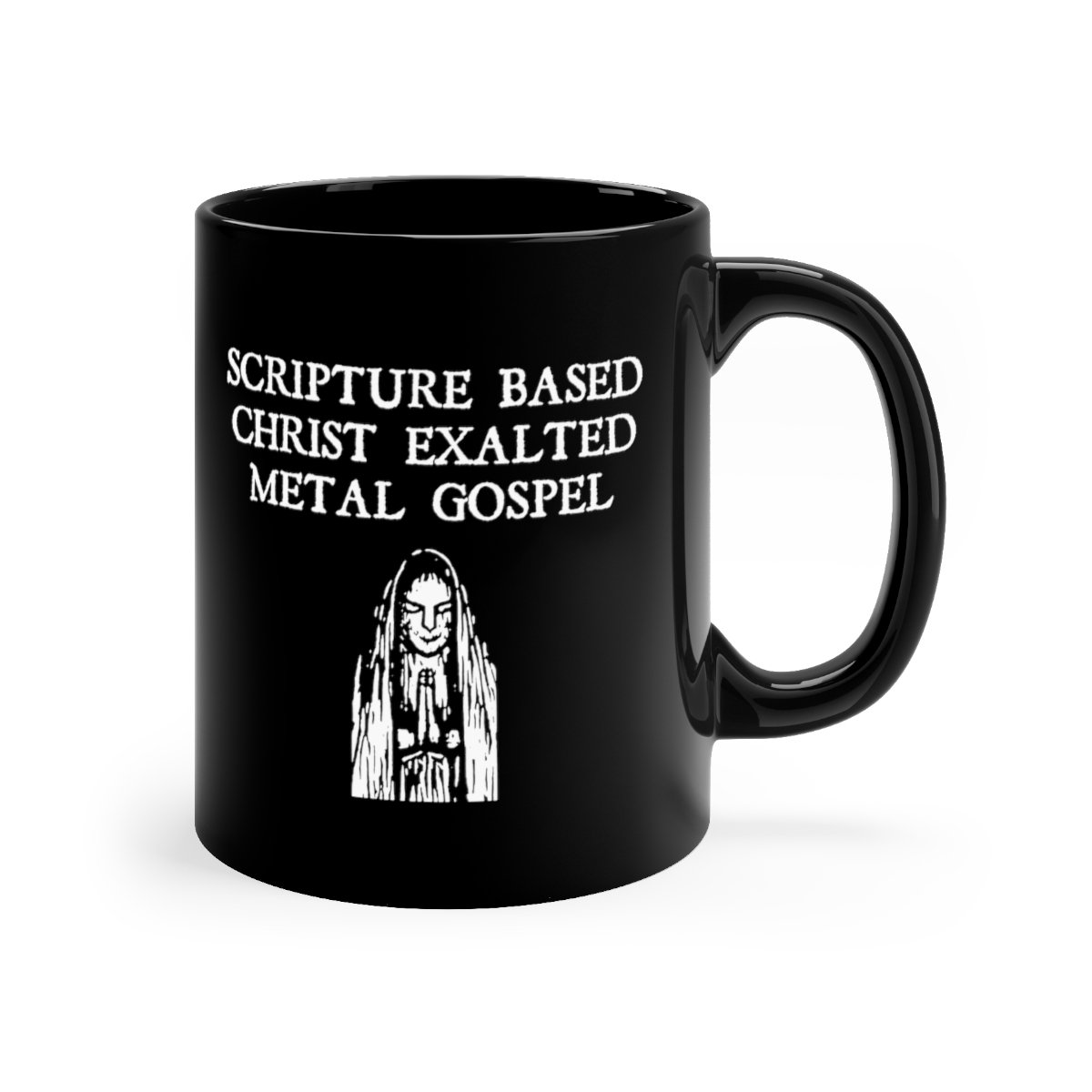 Ritual Servant Scripture Based Black mug 11oz