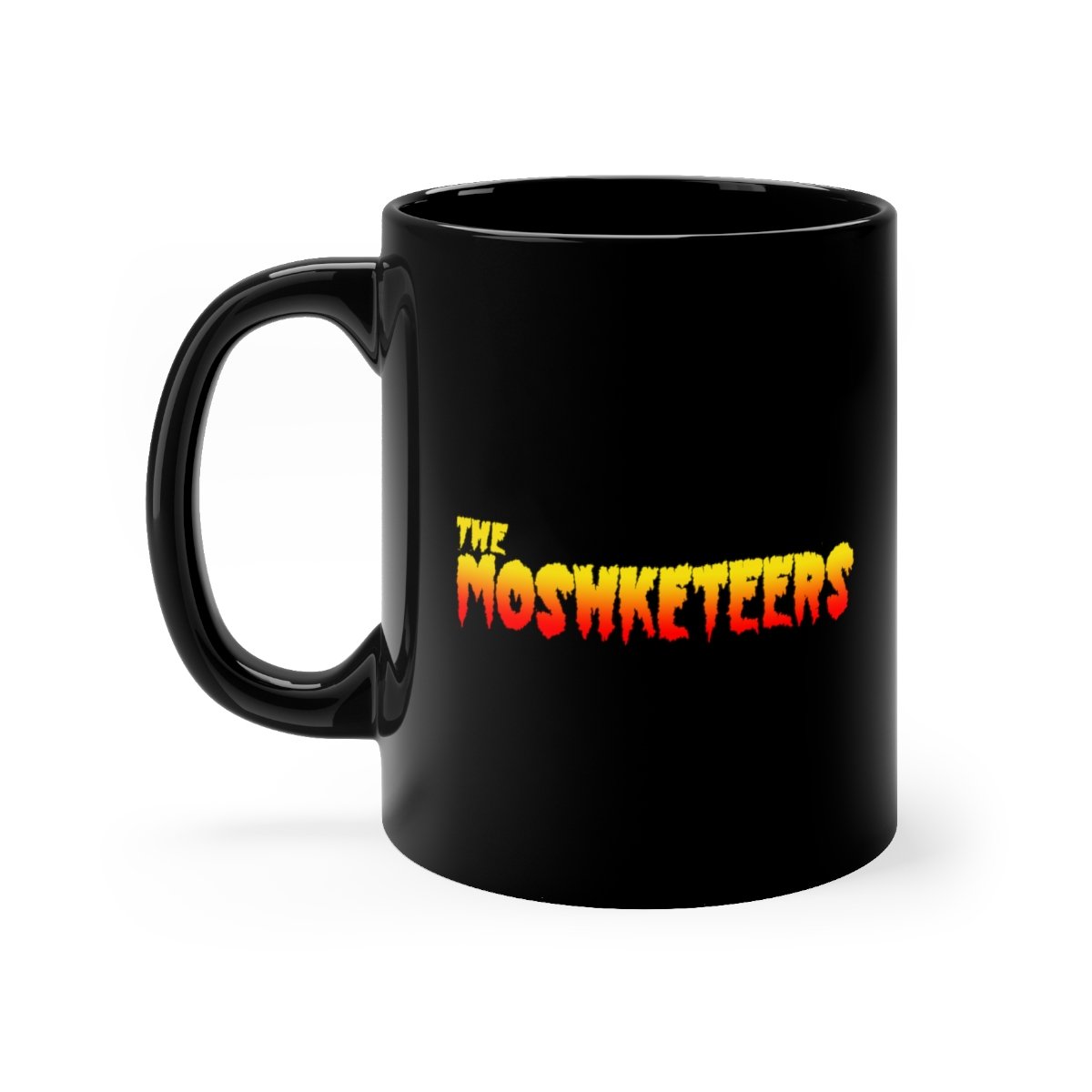 The Moshketeers Logo Black mug 11oz