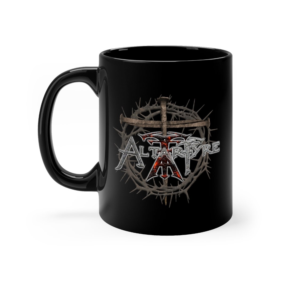 Altarfyre Logo Black mug 11oz