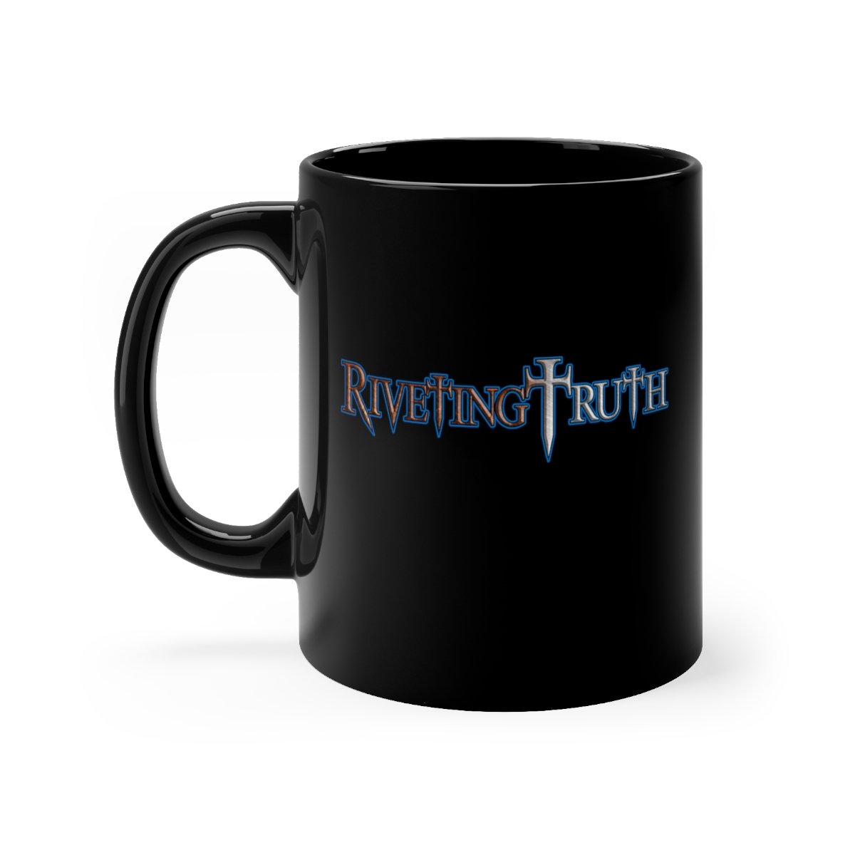 Riveting Truth Logo Black mug 11oz