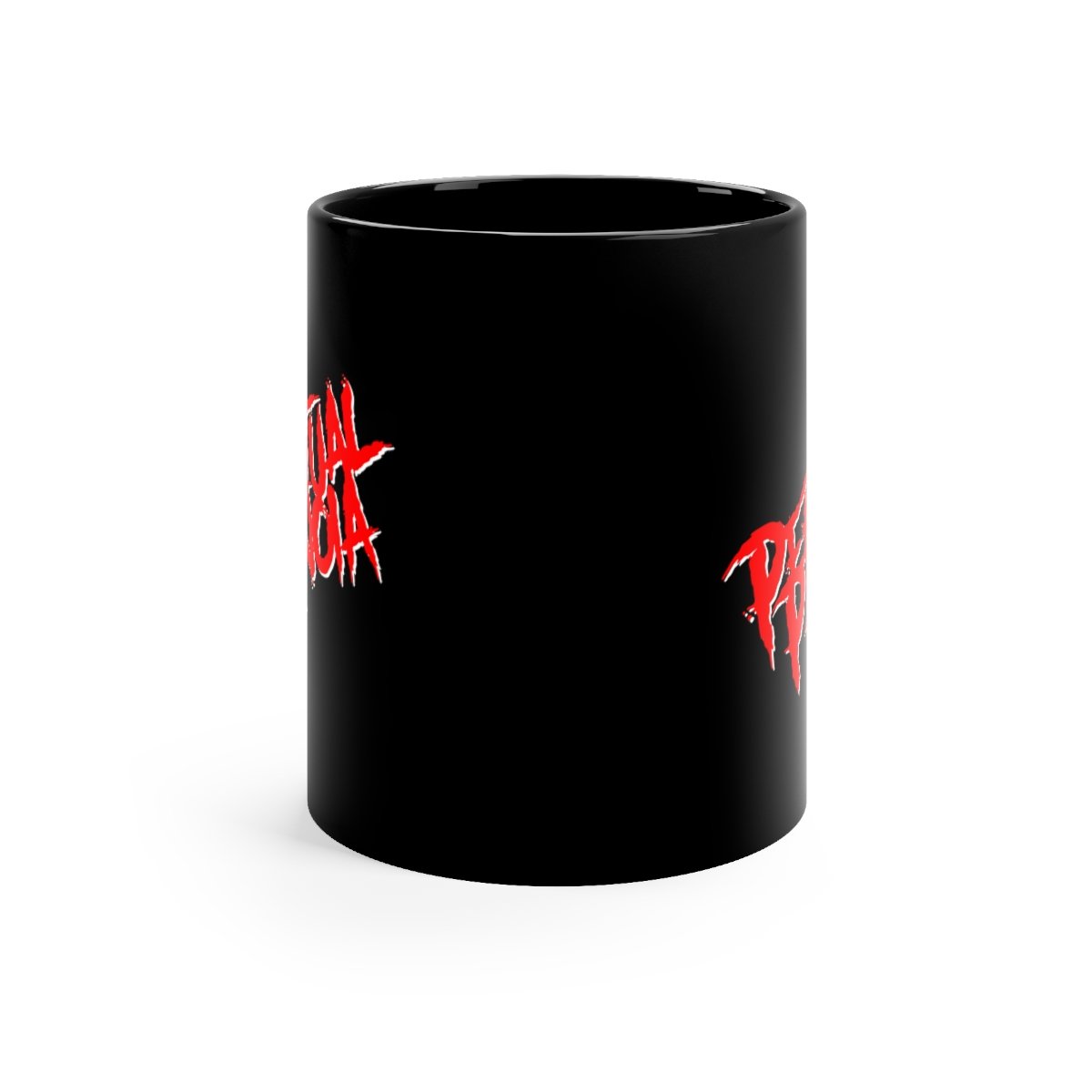 Perpetual Paranoia Logo Black mug 11oz