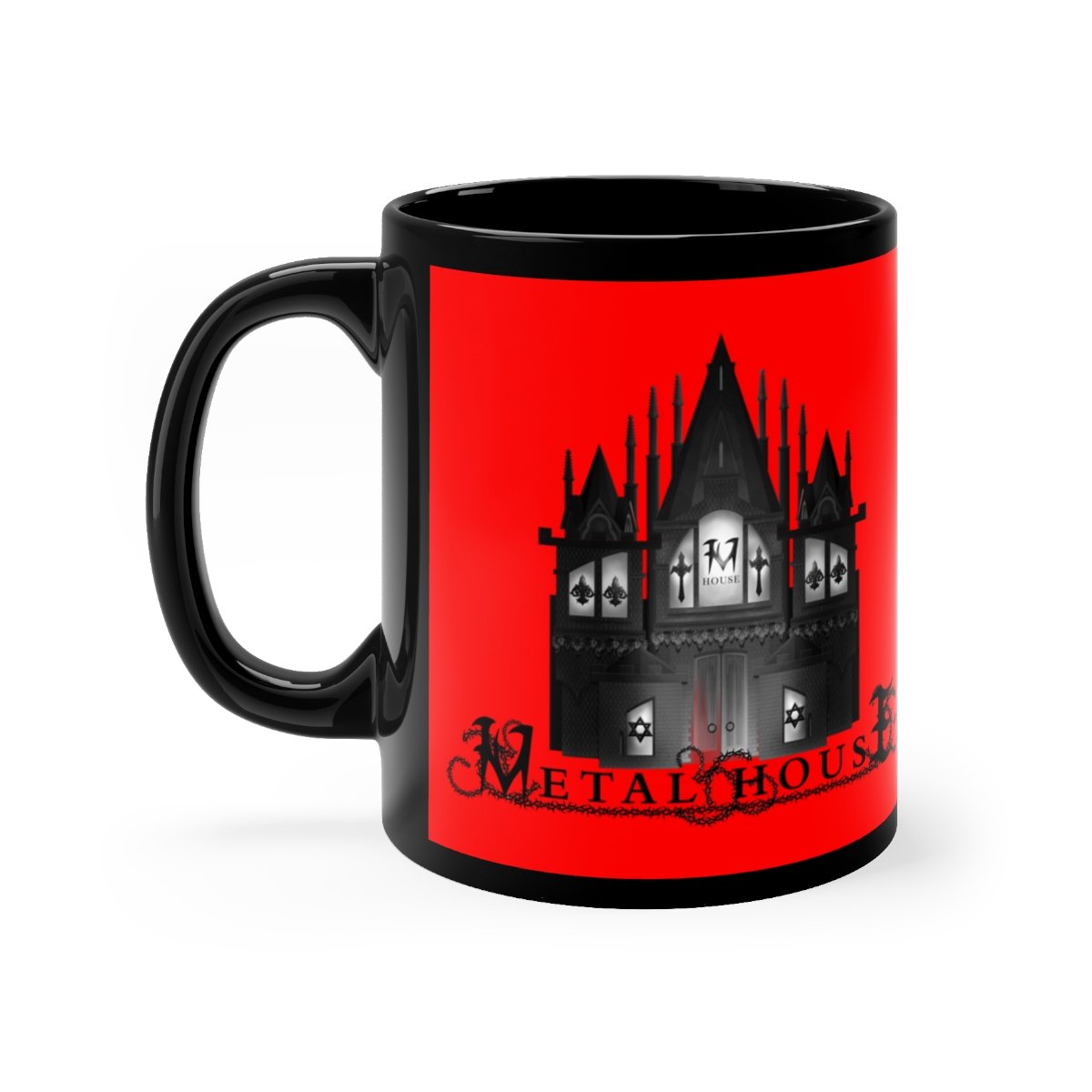 Metal House Red & Black mug 11oz